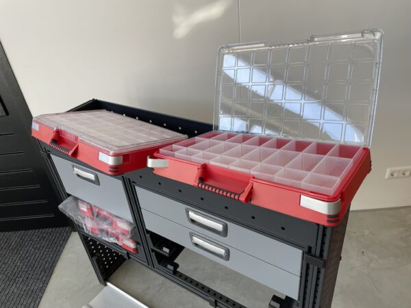 Modul System module met lade en assorti koffers